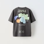 Alan Jones Clothing Boys Graphic Print Relaxed Fit Cotton T-Shirt