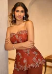 RUST ORANGE EMBROIDERED STRAPLESS PEPLUM TOP WITH PALAZZO PANTS