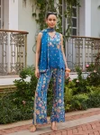 Akira Lawn Navy Co-ord Set
