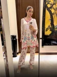 Easha Lawn Off White Co-ord Set