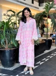Harriet Supima Cotton Pink Long shirt co-ord set