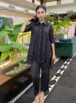 Carlisle Supima Cotton Black Co-ord Set