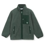 Boys Fleece Jacket | Warm Zip-Up Winter Jacket with Stand Collar, Chest Zip Pocket & Polar Fleece Lining