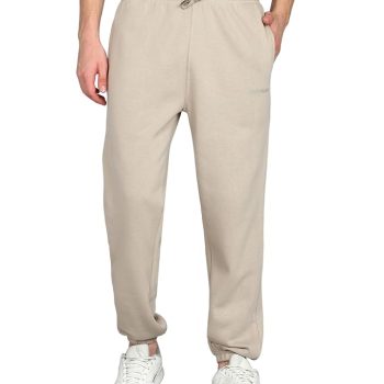 Alan Jones Clothing Men's Regular Fit Mid Rise Fleece Jogger Regular Pants For Winterwear