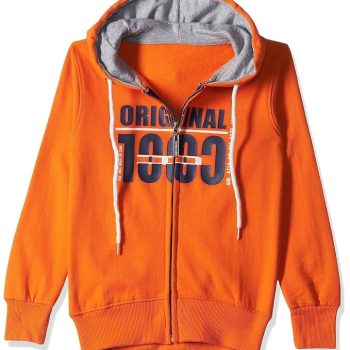 Boy's Cotton Regular Fit Hooded Sweatshirt