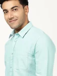 Men's Solid Full Sleeves Cotton Shirt