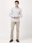 Men's Printed Full Sleeves Cotton Blend Shirt