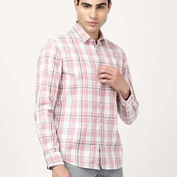 Men's Check Full Sleeves Cotton Shirt