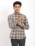 Men's Check Full Sleeves Cotton Shirt