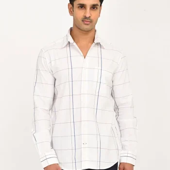 Men's Checks Full Sleeves Cotton Shirt