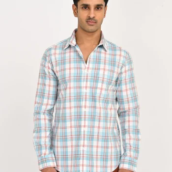 Men's Checks Full Sleeves Cotton Shirt