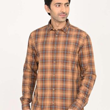 Men's Check Full Sleeves Cotton Shirt