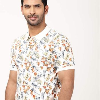 Men's Printed Polo T-Shirt
