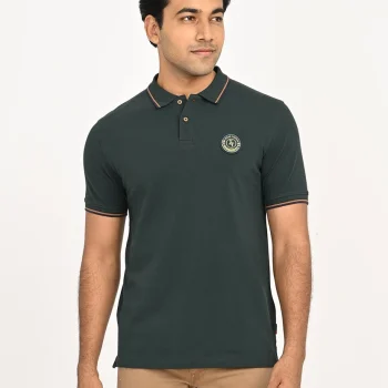 Men's Solid Polo T-Shirt