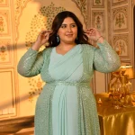 Blue-Drape-Saree-With-Cape-Lavina-SCL_9506