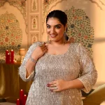 Blue-Drape-Saree-With-Cape-Lavina-SCL_9506