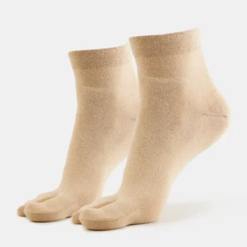 Compact Cotton Stretch Toe Socks